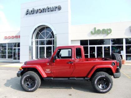 2012 JEEP WRANGLER UNLIMITED - RED ON BLACK