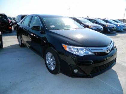 2012 TOYOTA CAMRY LE - BLACK ON BEIGE
