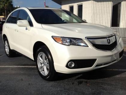 2013 ACURA RDX TECH PACKAGE - WHITE ON BEIGE 2