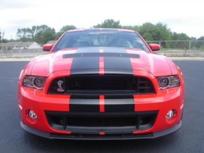 2013 FORD MUSTANG SHELBY GT500 - RED ON BLACK 2