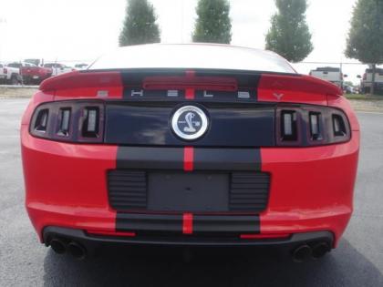 2013 FORD MUSTANG SHELBY GT500 - RED ON BLACK 4