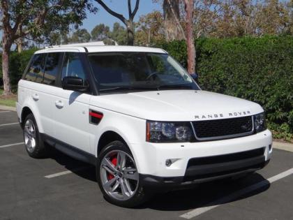 2013 LAND ROVER RANGE ROVER SPORT SUPERCHARGED - WHITE ON BLACK 1