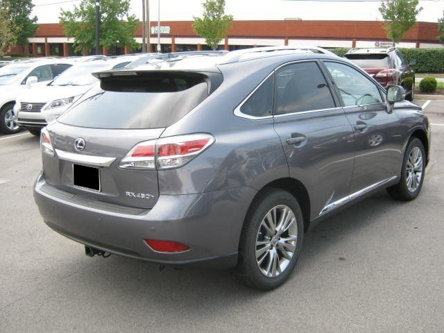 2013 LEXUS RX450 H - GREY ON TAN 2