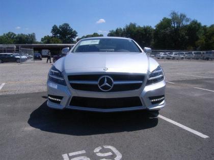 2013 MERCEDES BENZ CLS550 4MATIC - SILVER ON BLACK 2