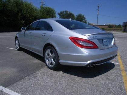 2013 MERCEDES BENZ CLS550 4MATIC - SILVER ON BLACK 3