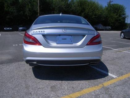 2013 MERCEDES BENZ CLS550 4MATIC - SILVER ON BLACK 4