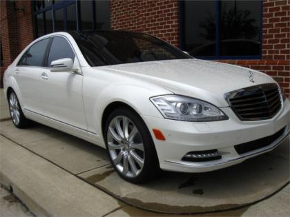 2013 MERCEDES BENZ S550 4MATIC - WHITE ON BROWN