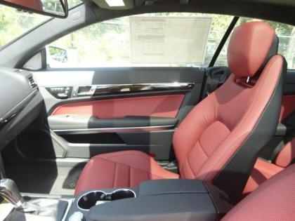 2013 MERCEDES BENZ E350 BASE - SILVER ON RED 4