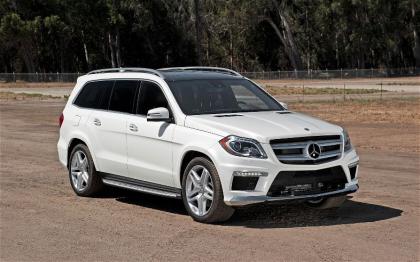 2013 MERCEDES BENZ GL550 4MATIC - WHITE ON BROWN 1