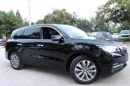 2014 ACURA MDX TECH PACKAGE - BLACK ON BLACK
