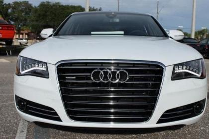 2014 AUDI A8 4.0T - WHITE ON BROWN 3