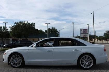2014 AUDI A8 4.0T - WHITE ON BROWN 4