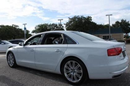 2014 AUDI A8 4.0T - WHITE ON BROWN 5