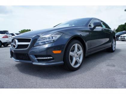 2014 MERCEDES BENZ CLS550 BASE - BLUE ON GRAY 3