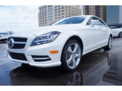 2014 MERCEDES BENZ CLS550 BASE - WHITE ON BROWN 3