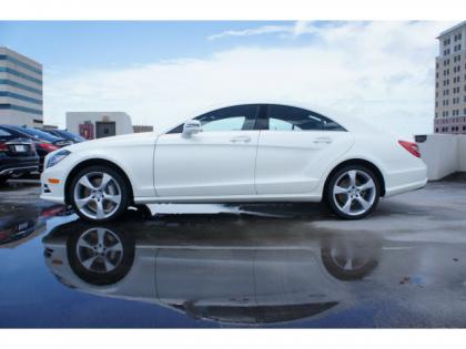 2014 MERCEDES BENZ CLS550 BASE - WHITE ON BROWN 4