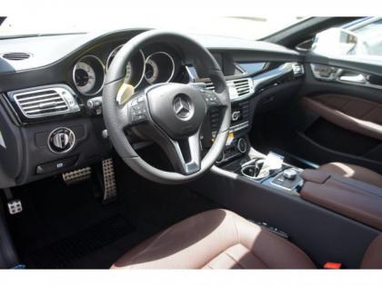 2014 MERCEDES BENZ CLS550 BASE - WHITE ON BROWN 5
