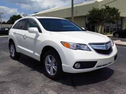 2015 ACURA RDX TECH PACKAGE - WHITE ON BEIGE