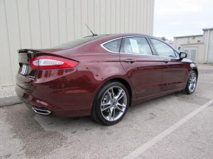 2015 FORD FUSION TITANIUM - RED ON BEIGE 4