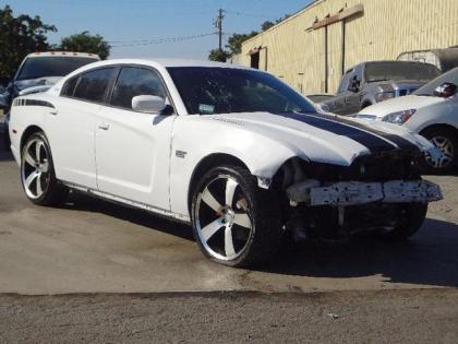 2011 DODGE CHARGER SXT - WHITE ON GRAY 1