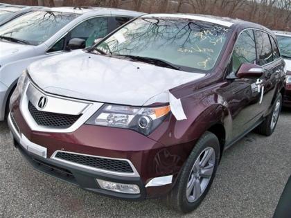 2013 ACURA MDX TECHNOLOGY PACKAGE - RED ON BEIGE 2