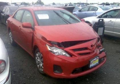 2012 TOYOTA COROLLA LE - RED ON BEIGE 1
