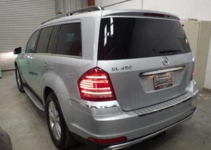 2012 MERCEDES BENZ GL450 4MATIC - SILVER ON BLACK 3