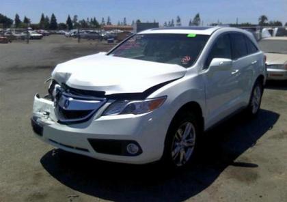 2013 ACURA RDX TECH PACKAGE - WHITE ON GRAY 2