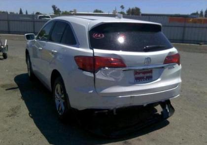 2013 ACURA RDX TECH PACKAGE - WHITE ON GRAY 3