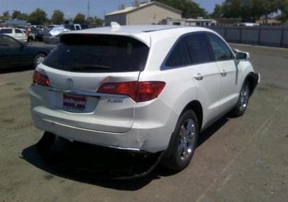 2013 ACURA RDX TECH PACKAGE - WHITE ON GRAY 4