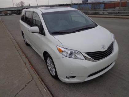 2012 TOYOTA SIENNA LIMITED - WHITE ON GRAY 1