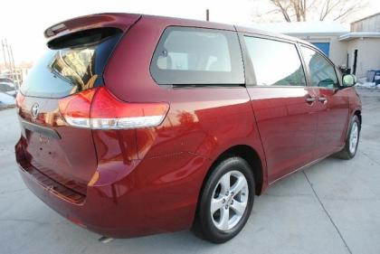 2011 TOYOTA SIENNA LE - RED ON GRAY 4