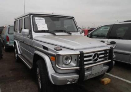 2012 MERCEDES BENZ G550 4MATIC - SILVER ON BLACK