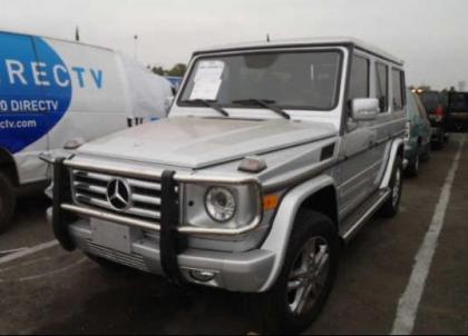 2012 MERCEDES BENZ G550 4MATIC - SILVER ON BLACK 2