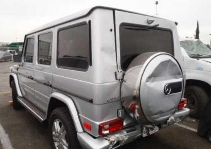 2012 MERCEDES BENZ G550 4MATIC - SILVER ON BLACK 3