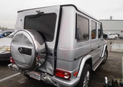 2012 MERCEDES BENZ G550 4MATIC - SILVER ON BLACK 4