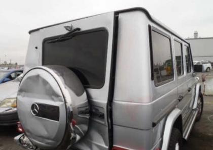 2012 MERCEDES BENZ G550 4MATIC - SILVER ON BLACK 6