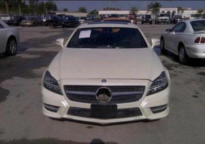 2012 MERCEDES BENZ CLS550 4MATIC - WHITE ON BLACK 6