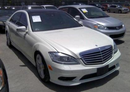 2013 MERCEDES BENZ S550 4MATIC - WHITE ON BLACK 1
