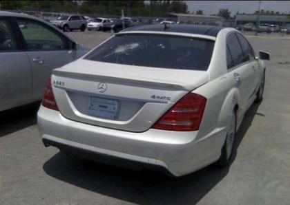 2013 MERCEDES BENZ S550 4MATIC - WHITE ON BLACK 4