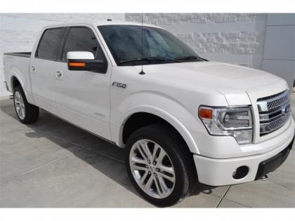 2013 FORD F-150 LIMITED - WHITE ON RED 1