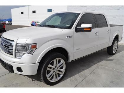 2013 FORD F-150 LIMITED - WHITE ON RED 2