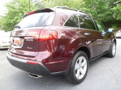 2011 ACURA MDX TECHNOLOGY PACKAGE - RED ON GRAY 2