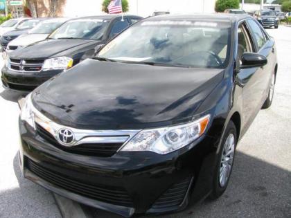 2012 TOYOTA CAMRY LE - BLACK ON GRAY