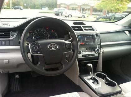 2012 TOYOTA CAMRY LE - GRAY ON BLACK 4