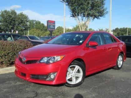 2013 TOYOTA CAMRY SE - RED ON BLACK 1