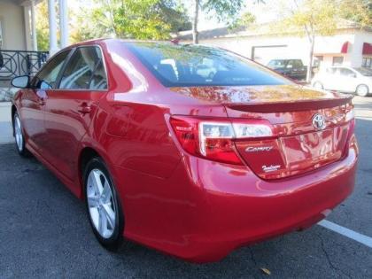2013 TOYOTA CAMRY SE - RED ON BLACK 3