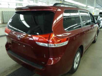 2013 TOYOTA SIENNA LE - RED ON GRAY 2