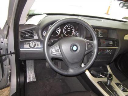 2012 BMW X3 XDRIVE28I - SILVER ON BLACK 3