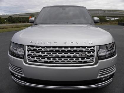 2013 LAND ROVER RANGE ROVER SUPERCHARGED - SILVER ON BLACK 2
